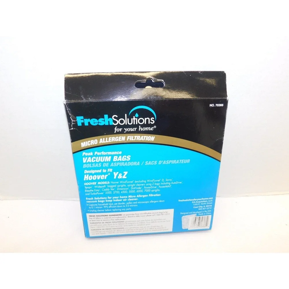 NEW Pack of 3  Vacuum Fresh Solutions 70366 Hoover Y&Z